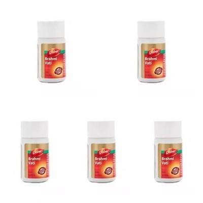 Набор Брахми Вати (5 х 40 таб, 250 мг), Brahmi Vati Set, произв. Dabur