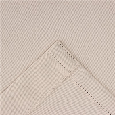Штора портьерная Этель 270*300 см, цв.бежевый, блэкаут, пл. 240 г/м2