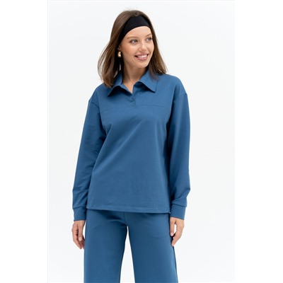 Джемпер женский 24-443L3-42 кобальт