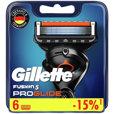 GT кассеты Fusion  PROGLIDE\6шт