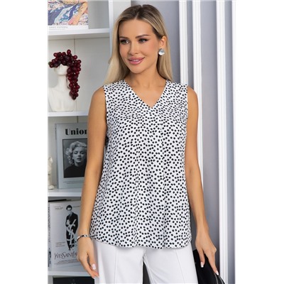 Блуза Данита (черно-белая) Б13778-16М