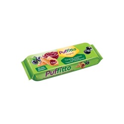 «Puffitto original», печенье слоеное c начинкой «Черная смородина», 125 г