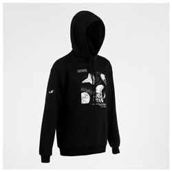Толстовка с капюшоном РОСКОСМОС х ONLYTOP, р. XS, чёрная