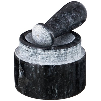 ДВУХСТОРОННЯЯ СТУПКА AGNESS С ПЕСТИКОМ ДИАМЕТР 14 СМ ВЫСОТА 10,5 СМ (КОР=4ШТ.)