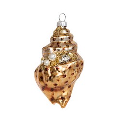 Ракушка Конча "Острова Океании" (стекло) 5х5х10 см