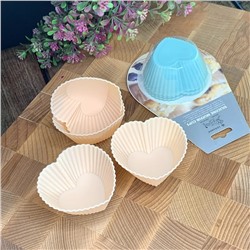 160-113 Набор силиконовых форм для выпечки 4шт. 8х4 см (х96)