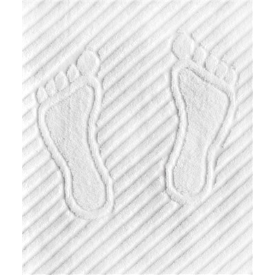 Коврик ножки белый Т