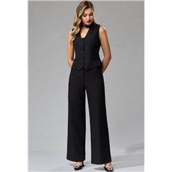 Жилет Gizart 11159 чёрный принт