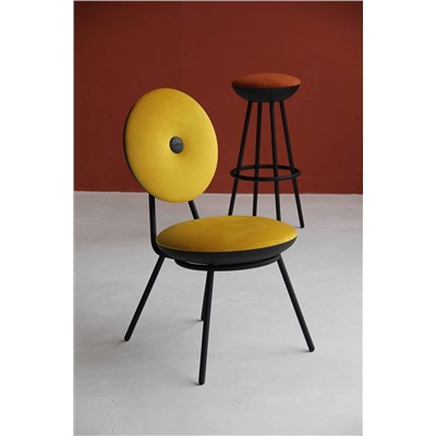 Стул барный О SHT-S212
                        песчаная буря fortis 412 / черный / черный муар