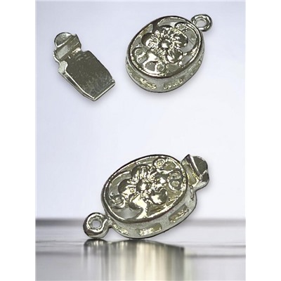 Замок декоративный Цвет серебро