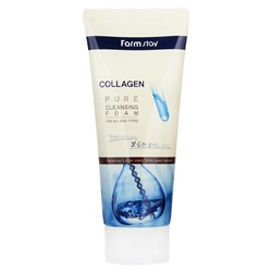 Пенка очищающая с коллагеном Collagen Pure Cleansing Foam, FARMSTAY   180 мл