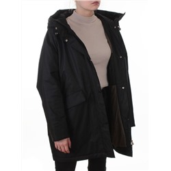 8020 BLACK Куртка демисезонная женская (100 гр. холлофайбер)