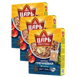 ЦАРЬ Крупа гречневая в вар.пак 400гр в КОР