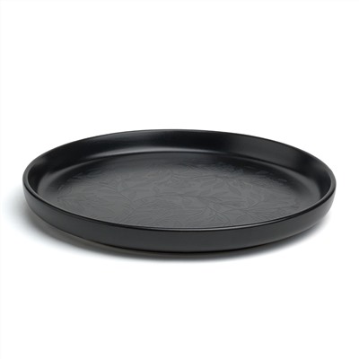 НАБОР ТАРЕЛОК ЗАКУСОЧНЫХ BRONCO "CHOICE BLACK" 20,5 СМ 4ШТ