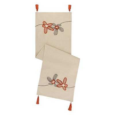 Дорожка на стол Stone flowers из коллекции Ethnic, 45х150 см