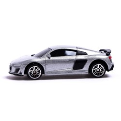 Машина металлическая AUDI R8 COUPE, 1:64, цвет серебро