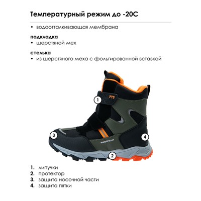 Ботинки зимние для мальчика