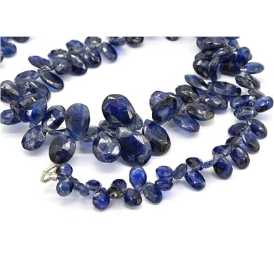 Бусы из Кианита огранка, 47см, 47,5г