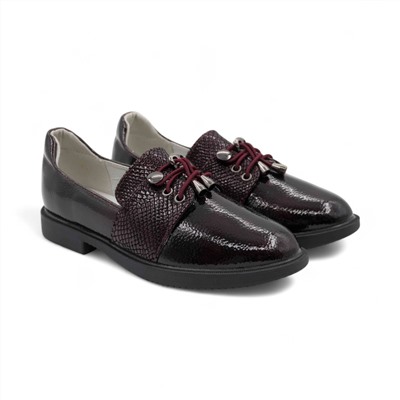 Туфли АЕ505-35 бордовые п/п