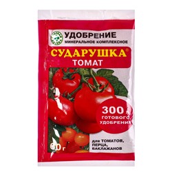 Удобрение водорастворимое минеральное "Сударушка А", томат, 60 г