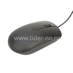 Мышь проводная PERFEO NO NAME-3 USB (черная)  тех упаковка