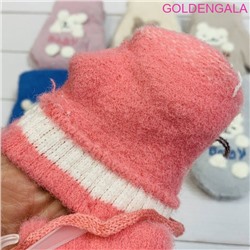 Детские варежки утепленные с начесом длина 11 см Арт 3