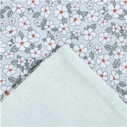 Постельное бельё Этель 1,5 сп Small flowers, 143х215 см, 150х214 см, 50х70 см 2 шт, поплин