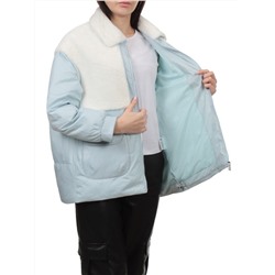 H24-223 WHITE BLUE Куртка демисезонная женская (100 гр. холлофайбер)