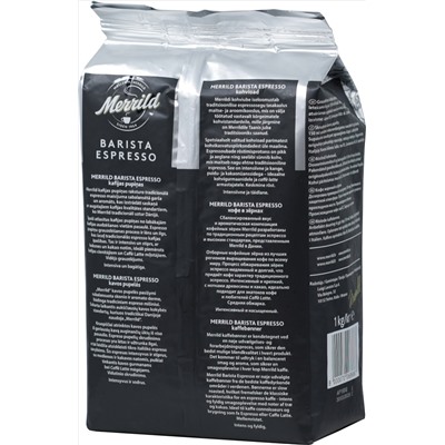 Merrild. Barista Espresso (зерновой) 1 кг. мягкая упаковка