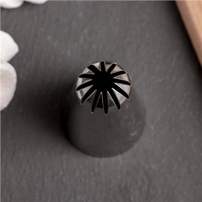 Насадка кондитерская, d=3 см, выход 1.7 см, нержавеющая сталь