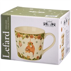КРУЖКА LEFARD "ЕЛКА, КОТ И НОВЫЙ ГОД" 400МЛ