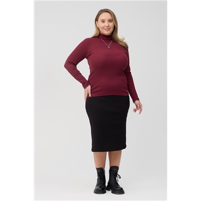 Джемпер женский 21-340L11-WB бордо