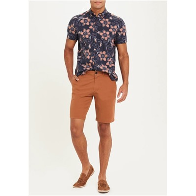 Straight Fit Stretch Chino Shorts