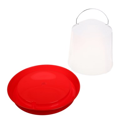 Поилка для домашней птицы, 35×35×30 см, 10 л, МИКС