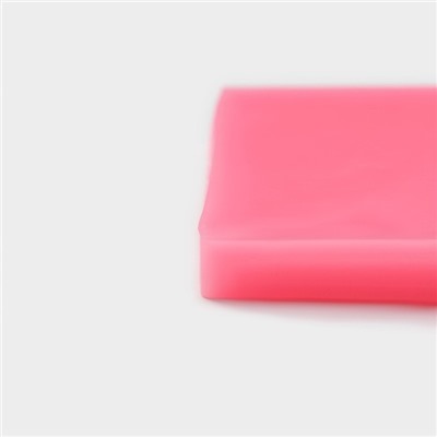 Молд для заливки Доляна «Вензели. Рамка», силикон, 6.7×7.5 см, розовый