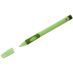 Ручка шариковая Stabilo "LeftRight" для левшей, синяя, 0,8мм, грип, зеленый корпус