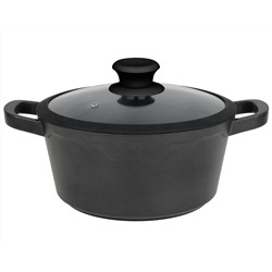 820-020 Кастрюля 4,0л с крышкой 24см MYSTERY в под.уп.(х6)Алюминий