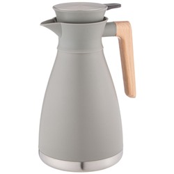 ВАКУУМНЫЙ КУВШИН (ТЕРМОС) AGNESS ИЗ НЕРЖ.СТАЛИ 1,5Л ЦВЕТ СЕРЕБРО