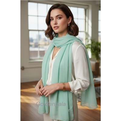 Шарф шифоновый однотонный Арт 0984/16