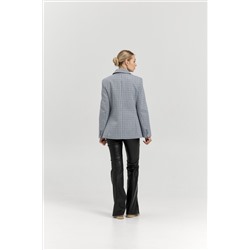 Пальто женское демисезонное 27200 (голубой)