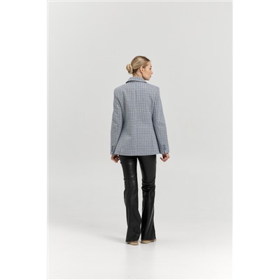 Пальто женское демисезонное 27200 (голубой)