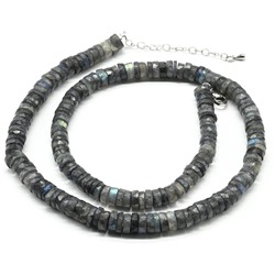 Бусы из Лабрадора диски гр.7*3мм, 49см, 48,3г