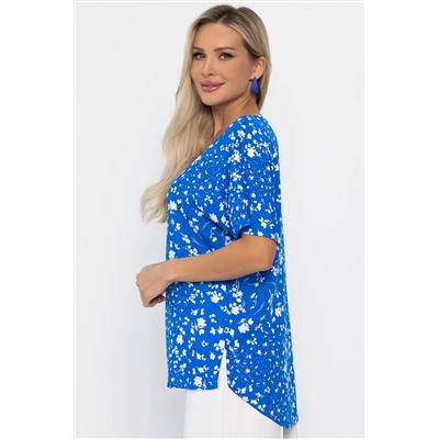 Блуза Маргоша (ярко-голубая) Б13813-16М