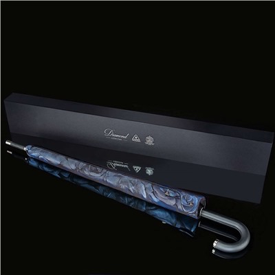 L850-4281 NavyRose (Розы) Зонт женский трость Fulton