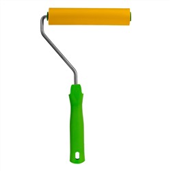 Валик прижимной резиновый с ручкой, 150 мм, D ручки 6 мм Сибртех