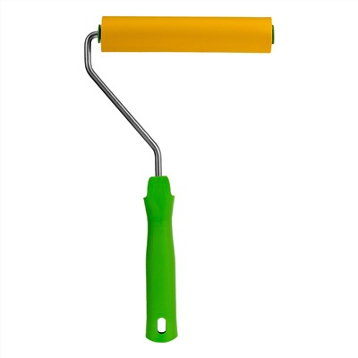 Валик прижимной резиновый с ручкой, 150 мм, D ручки 6 мм Сибртех