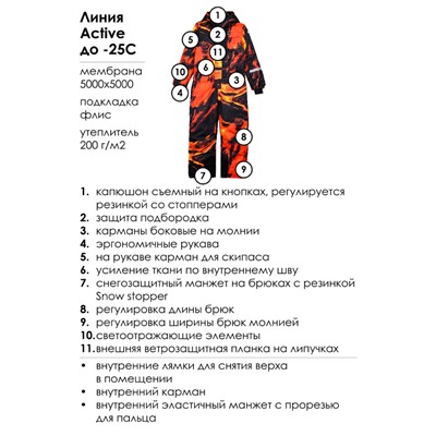 Комбинезон зимний для мальчика