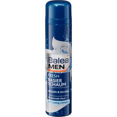 Balea MEN fresh Rasierschaum Пена для Бритья с Маслом Авокадо, 300 мл
