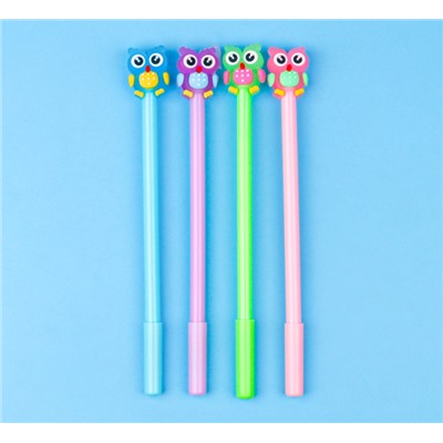 Ручка "Multicolored owl", mix