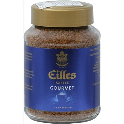 EILLES KAFFEE. Gourmet Caffee 200 гр. стекл.банка